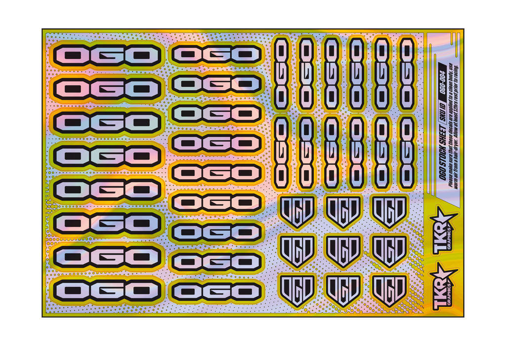 HOLOGRAPHIC OGO A5 STOCK SHEET