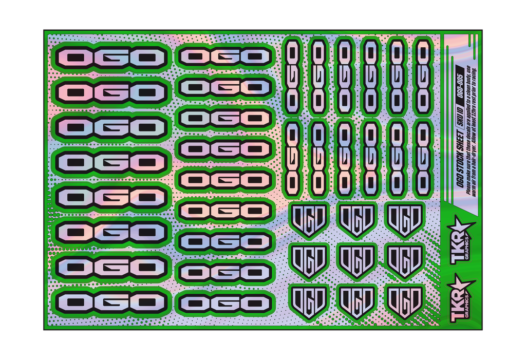 HOLOGRAPHIC OGO A5 STOCK SHEET