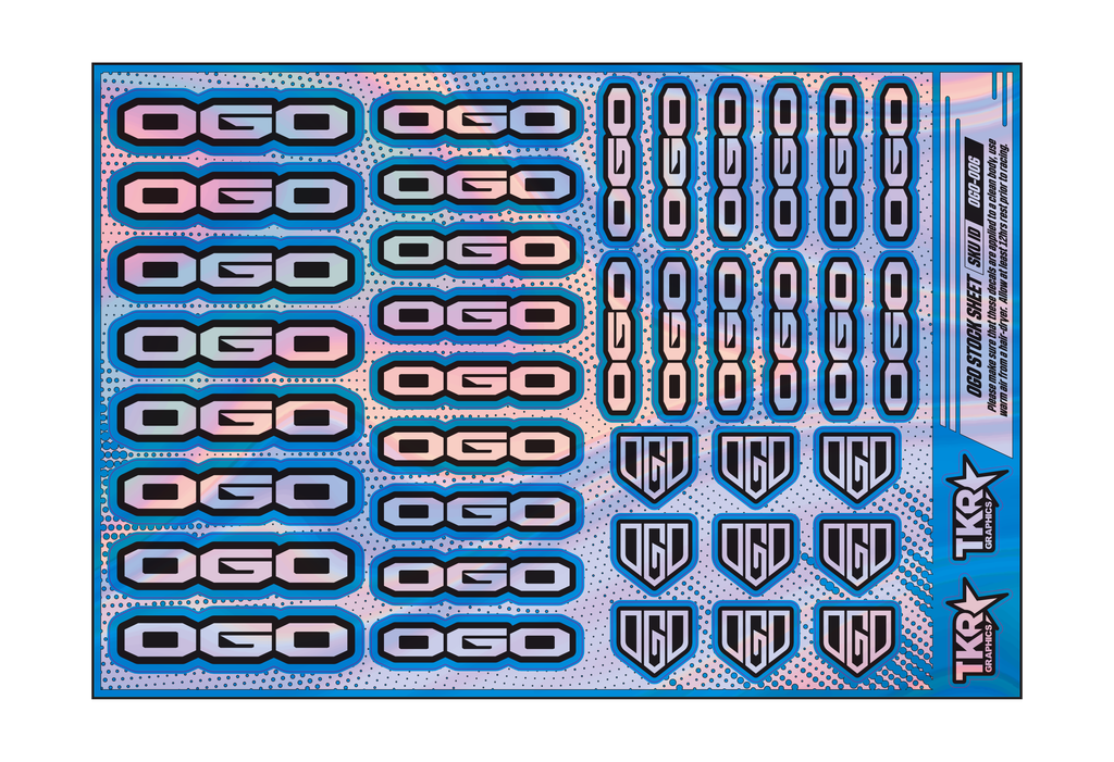 HOLOGRAPHIC OGO A5 STOCK SHEET