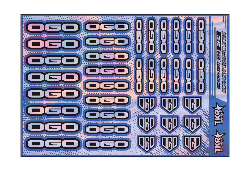 HOLOGRAPHIC OGO A5 STOCK SHEET