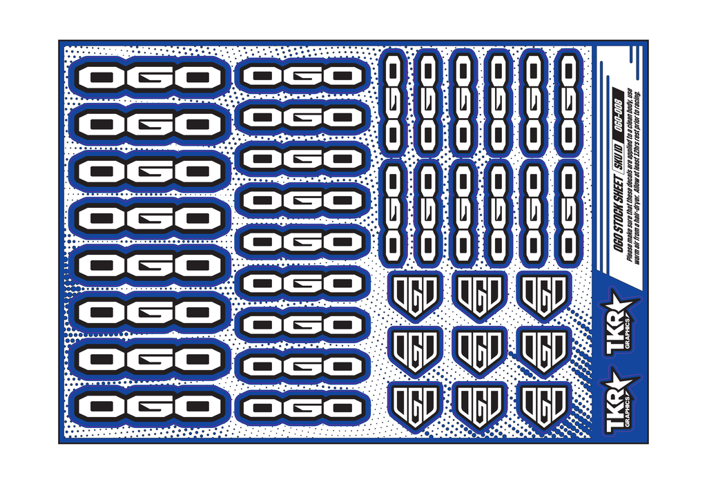 OGO A5 STOCK SHEET