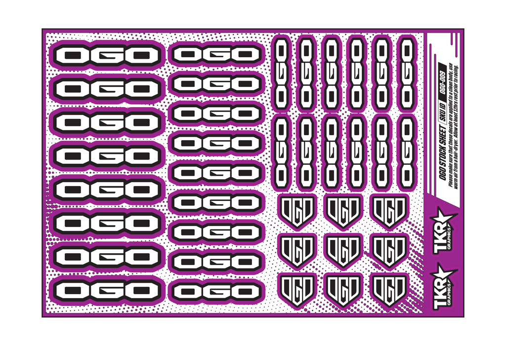 OGO A5 STOCK SHEET