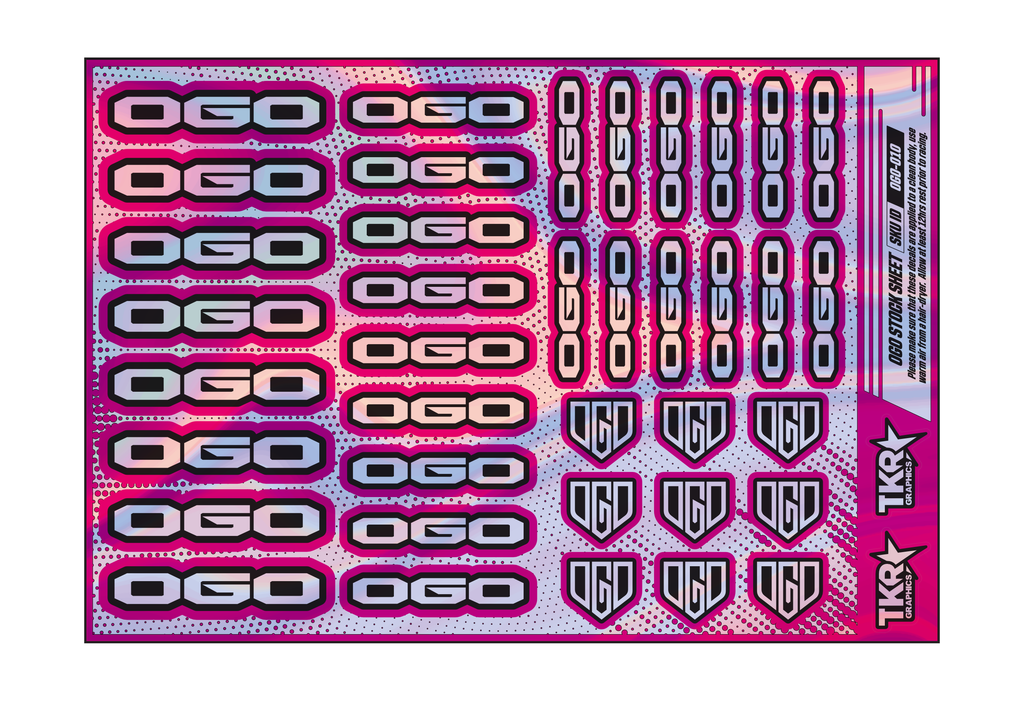 HOLOGRAPHIC OGO A5 STOCK SHEET