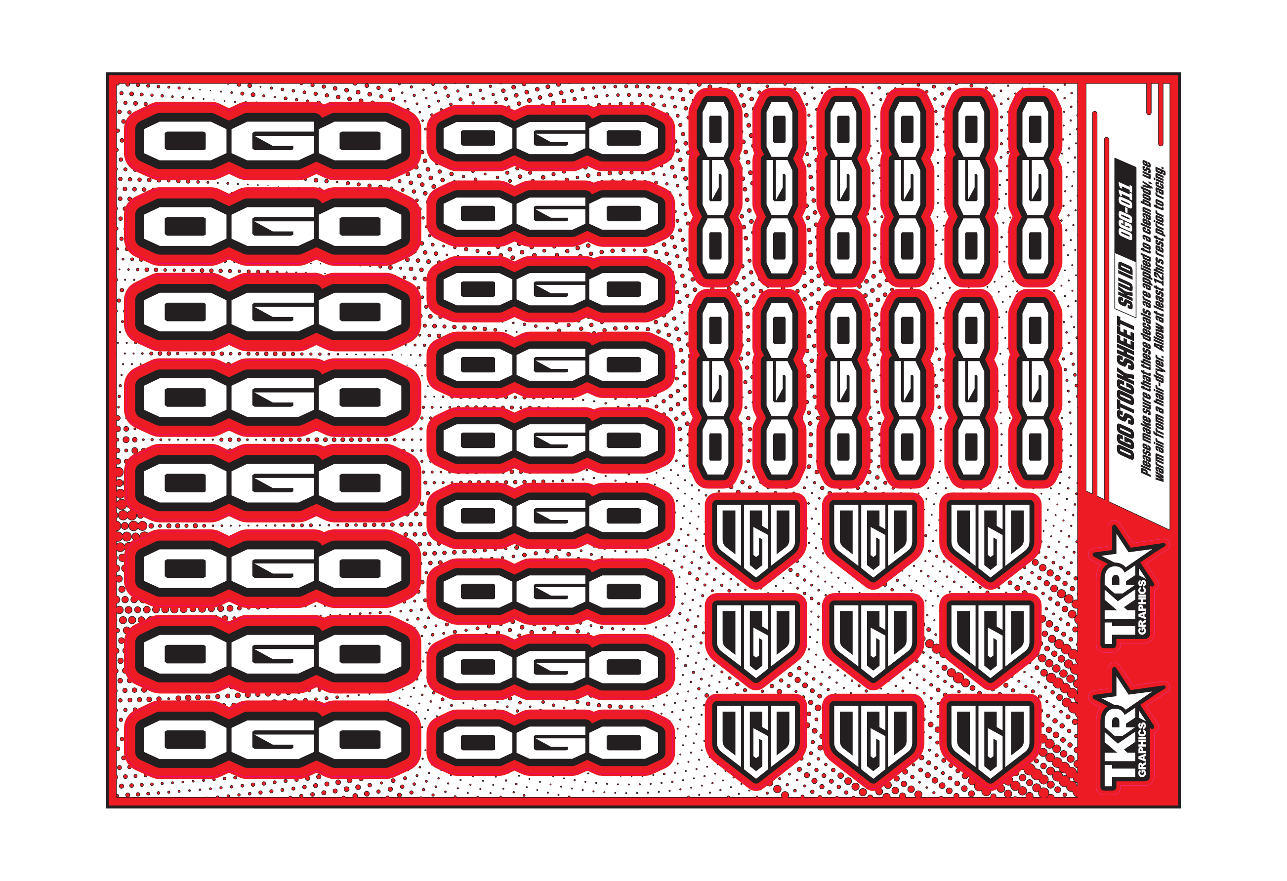 OGO A5 STOCK SHEET