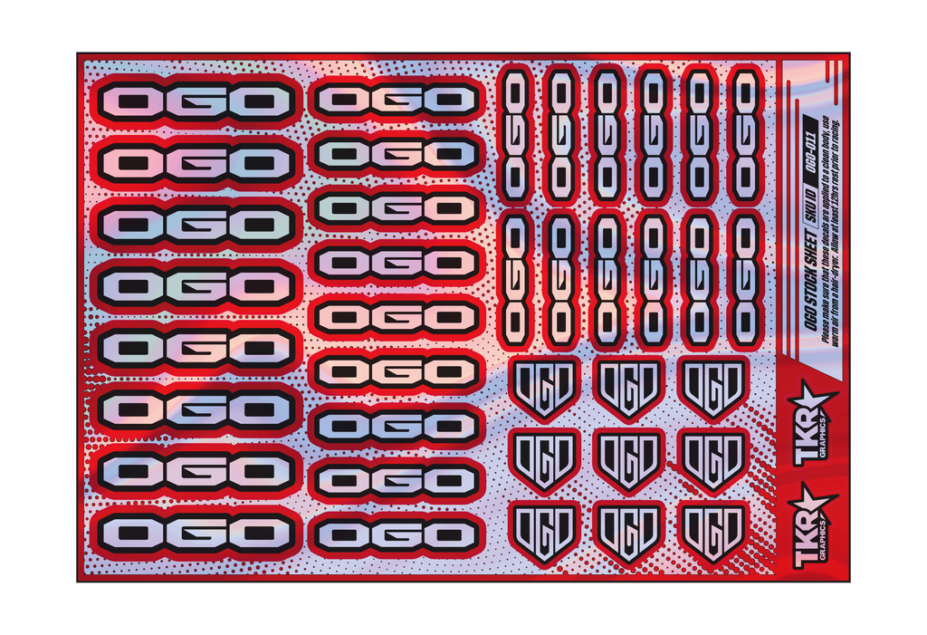 HOLOGRAPHIC OGO A5 STOCK SHEET