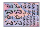 HOLOGRAPHIC ONG A5 STOCK SHEET