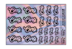 HOLOGRAPHIC ONG A5 STOCK SHEET