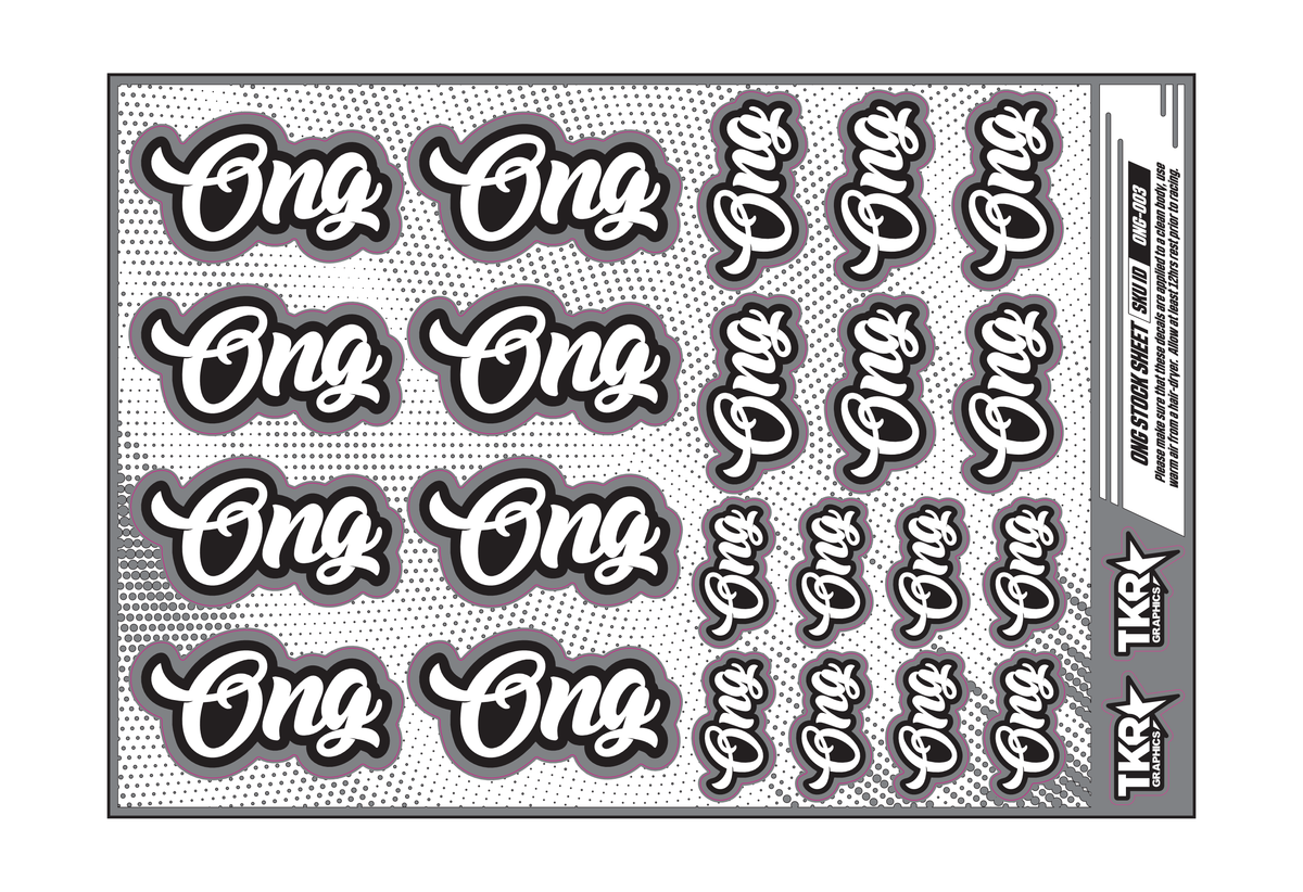 ONG A5 STOCK SHEET