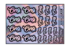 HOLOGRAPHIC ONG A5 STOCK SHEET