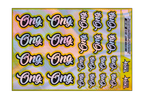 HOLOGRAPHIC ONG A5 STOCK SHEET