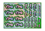 HOLOGRAPHIC ONG A5 STOCK SHEET