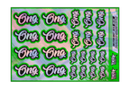 HOLOGRAPHIC ONG A5 STOCK SHEET