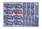 HOLOGRAPHIC ONG A5 STOCK SHEET