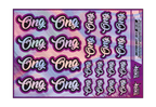 HOLOGRAPHIC ONG A5 STOCK SHEET