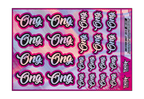 HOLOGRAPHIC ONG A5 STOCK SHEET