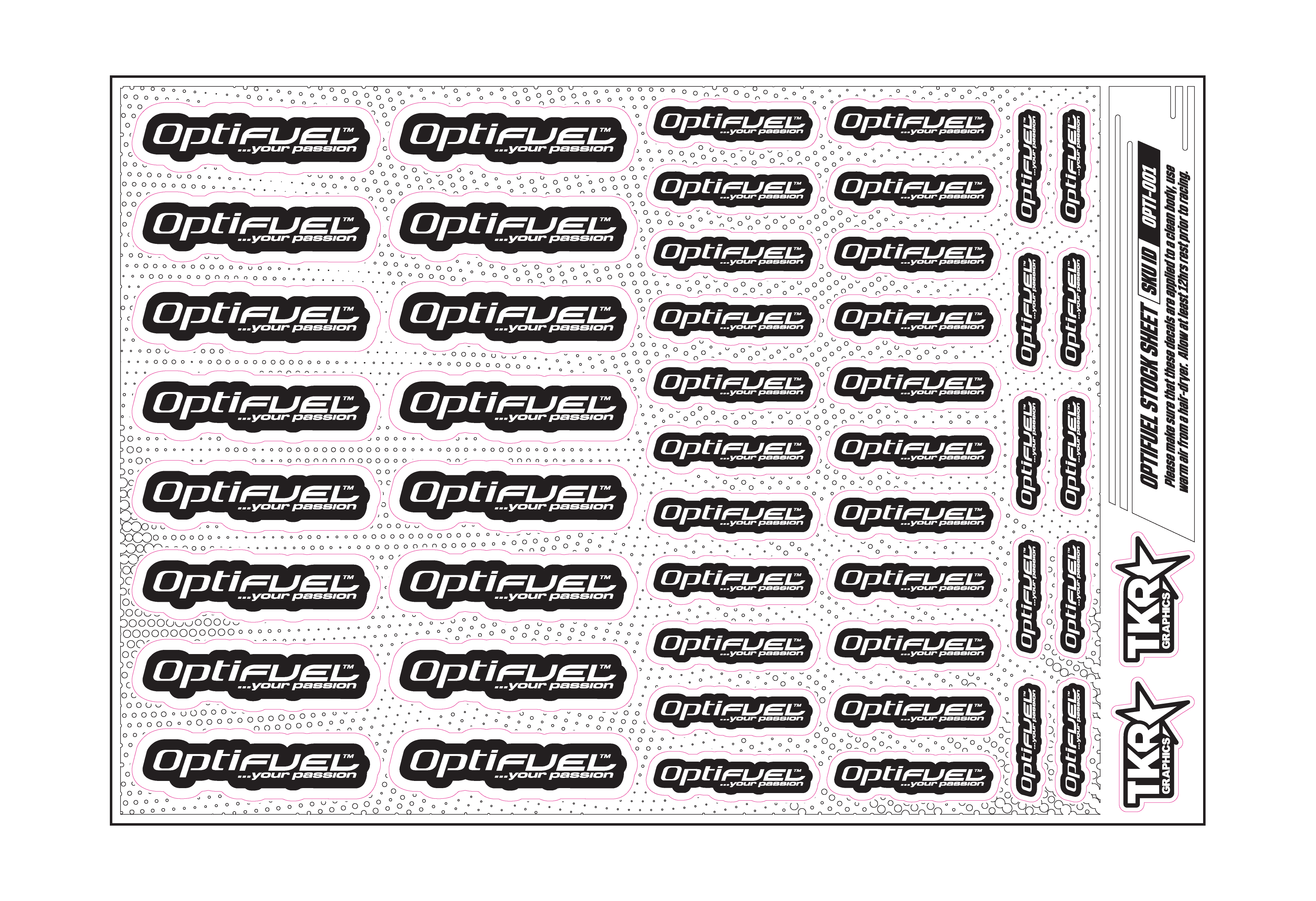 OPTIFUEL A5 STOCK SHEET