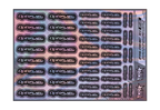 HOLOGRAPHIC OPTIFUEL A5 STOCK SHEET