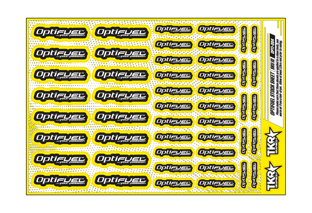 OPTIFUEL A5 STOCK SHEET