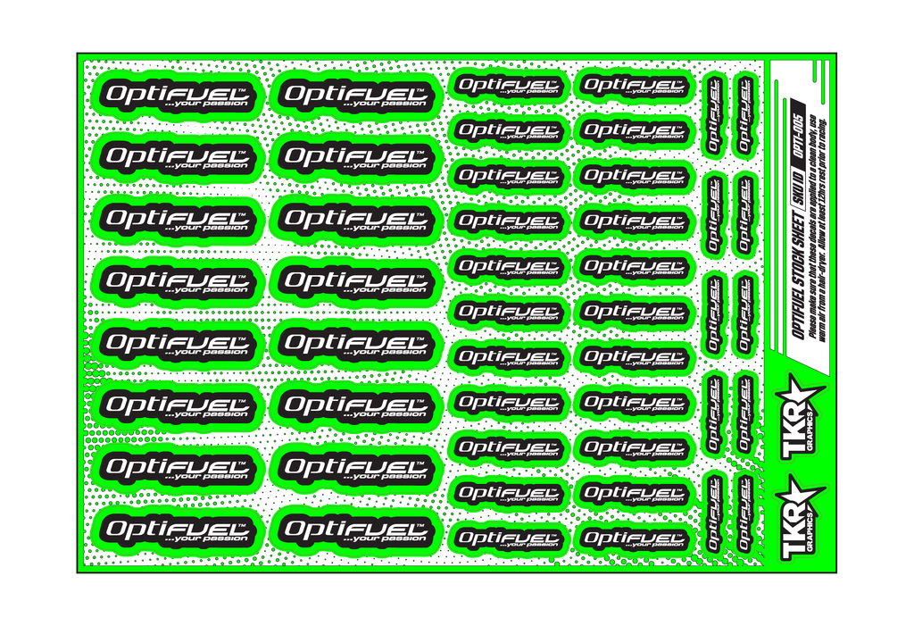 OPTIFUEL A5 STOCK SHEET