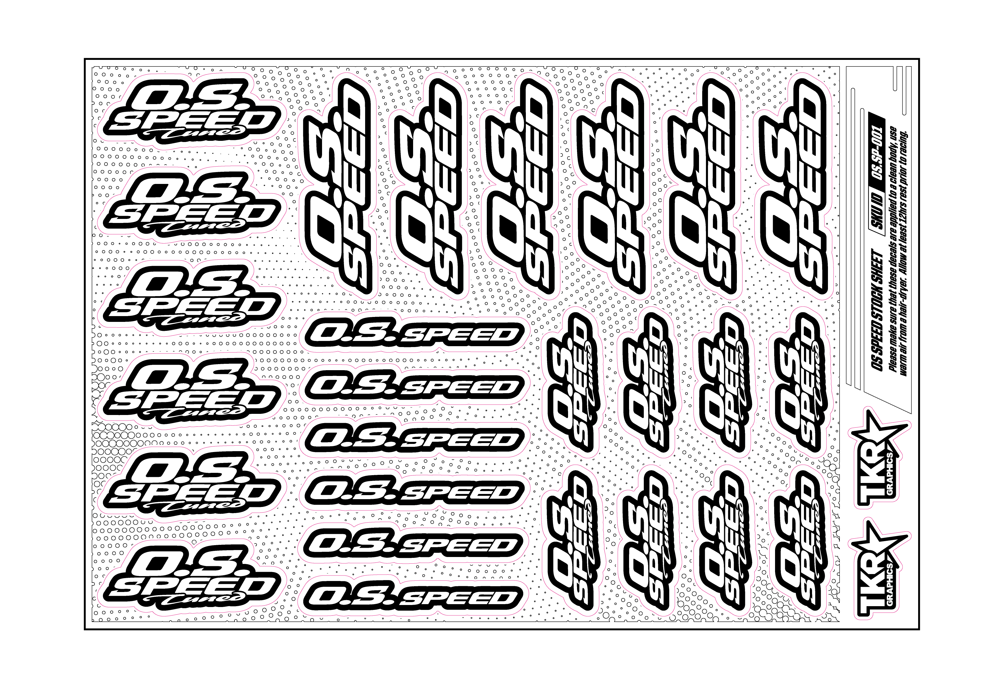 OS SPEED A5 STOCK SHEET