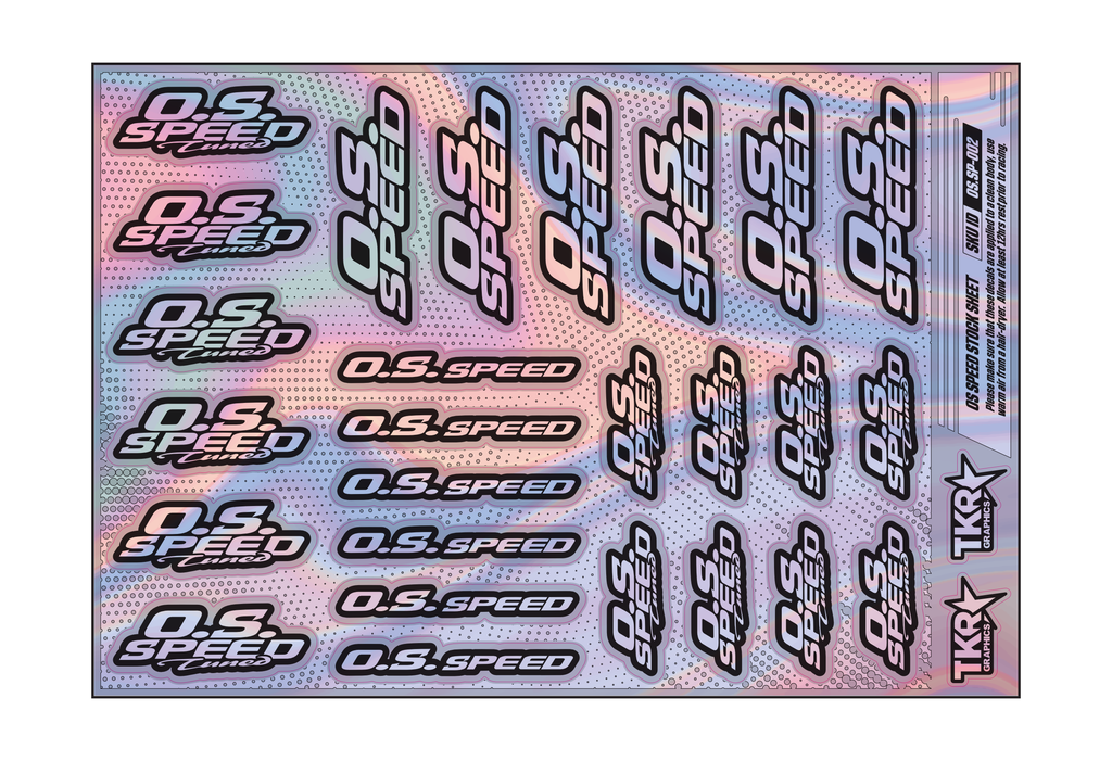 HOLOGRAPHIC OS SPEED A5 STOCK SHEET
