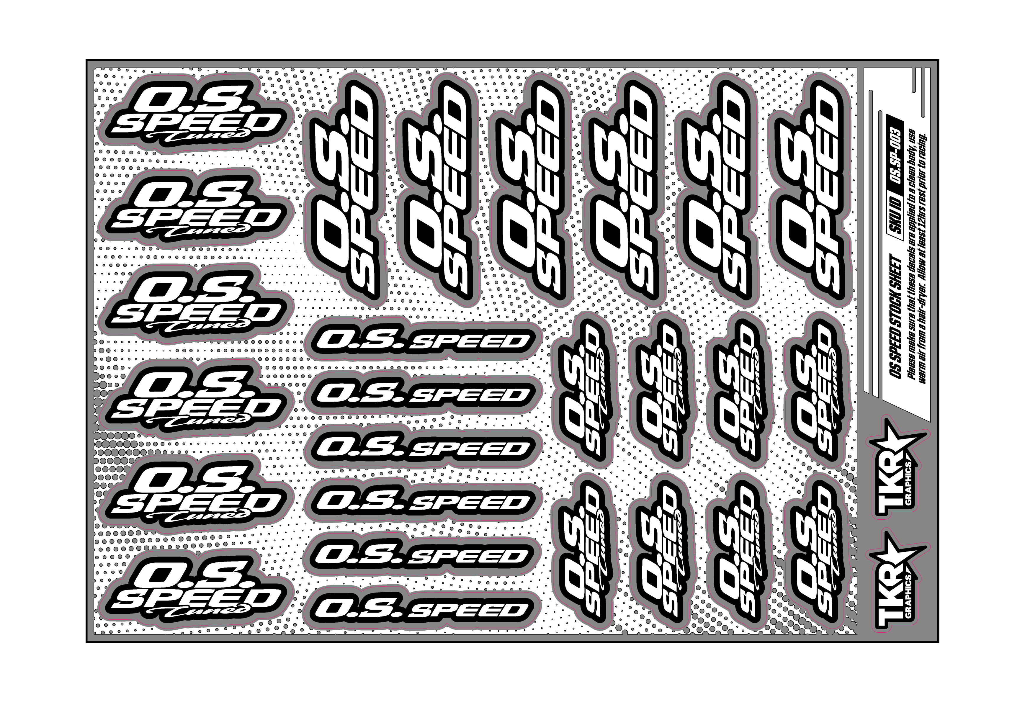OS SPEED A5 STOCK SHEET