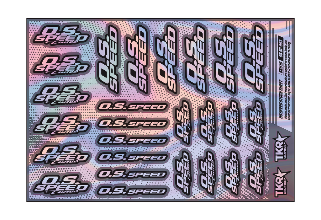 HOLOGRAPHIC OS SPEED A5 STOCK SHEET