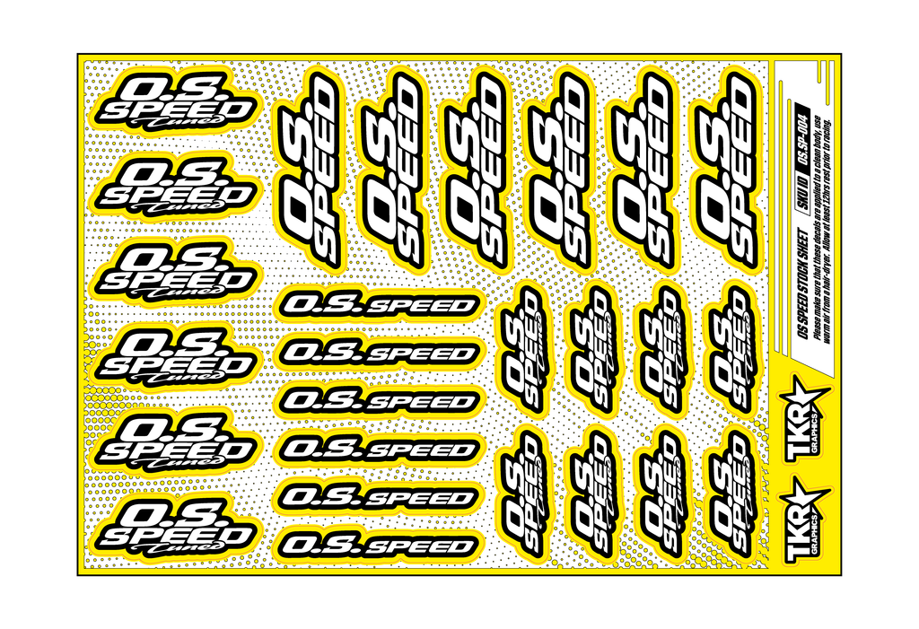 OS SPEED A5 STOCK SHEET
