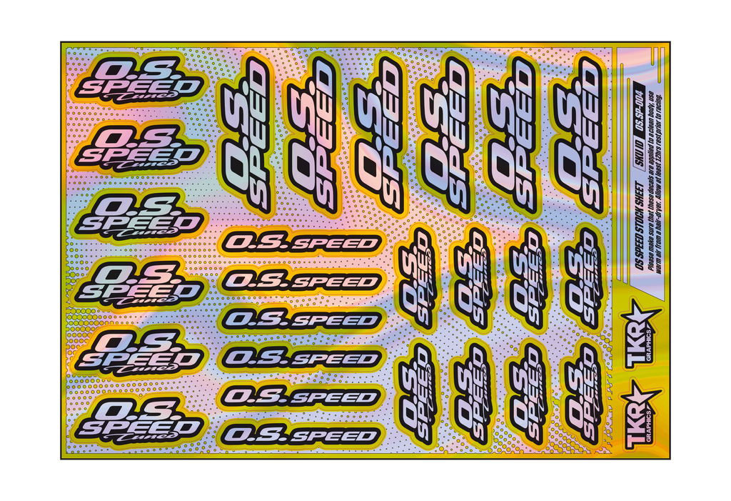 HOLOGRAPHIC OS SPEED A5 STOCK SHEET