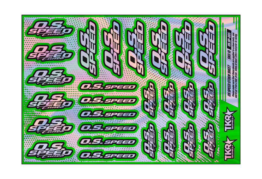 HOLOGRAPHIC OS SPEED A5 STOCK SHEET