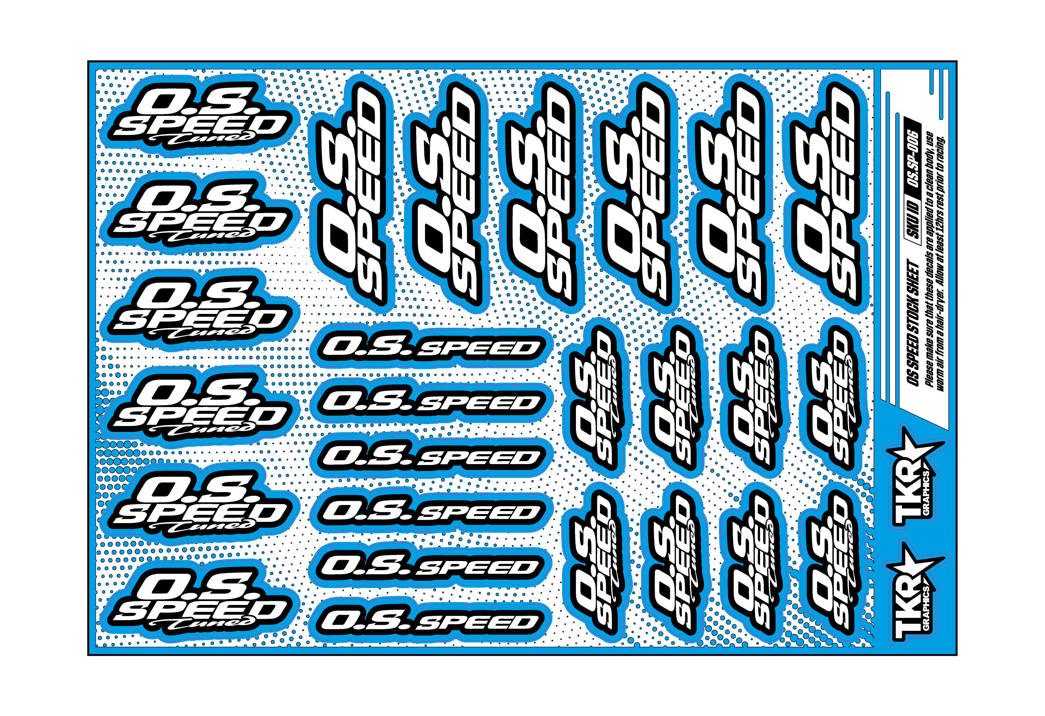 OS SPEED A5 STOCK SHEET