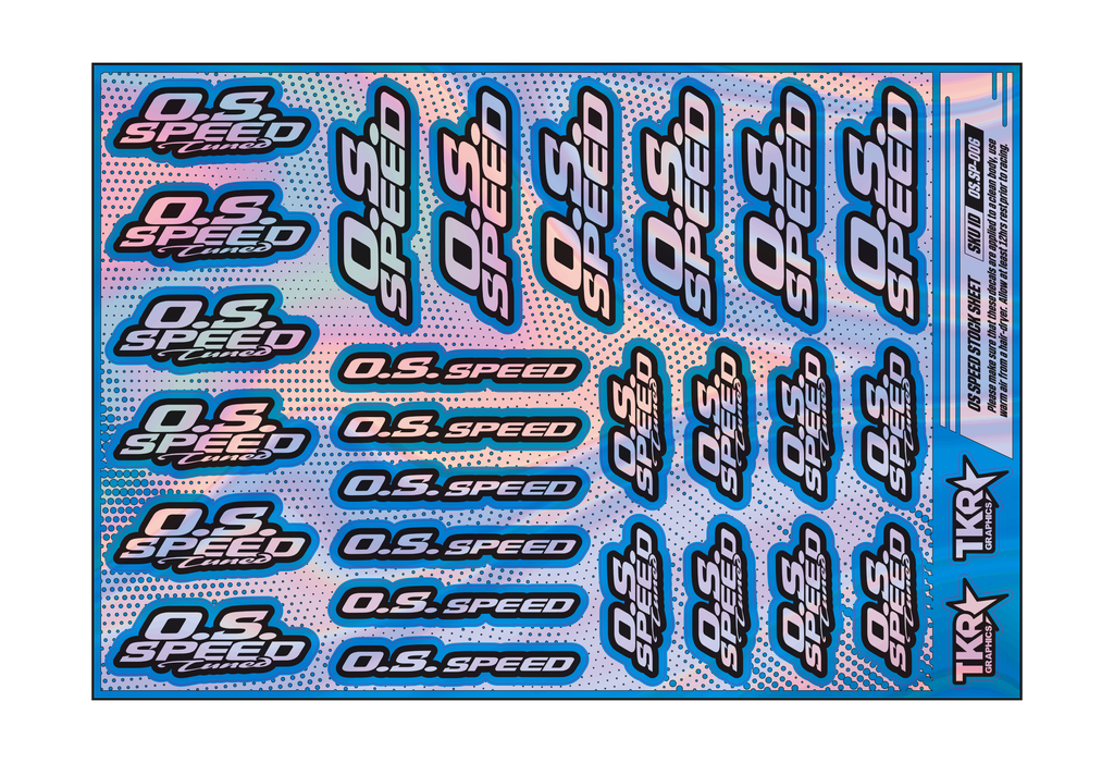HOLOGRAPHIC OS SPEED A5 STOCK SHEET