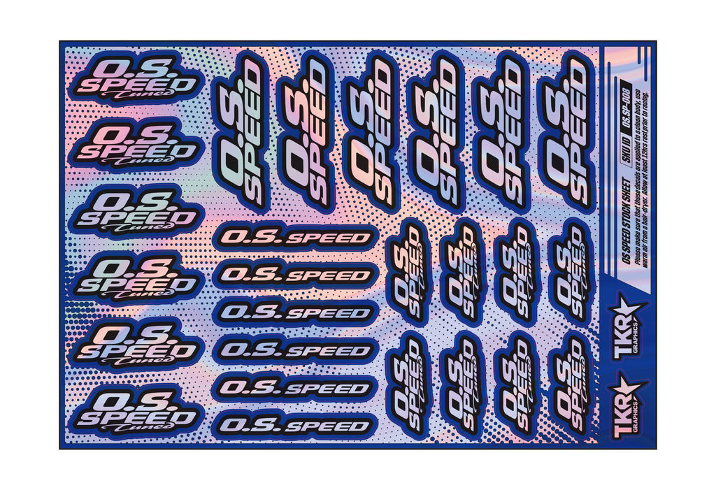 HOLOGRAPHIC OS SPEED A5 STOCK SHEET