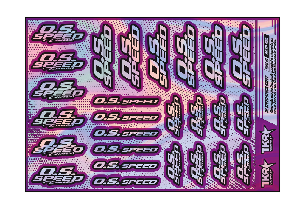 HOLOGRAPHIC OS SPEED A5 STOCK SHEET