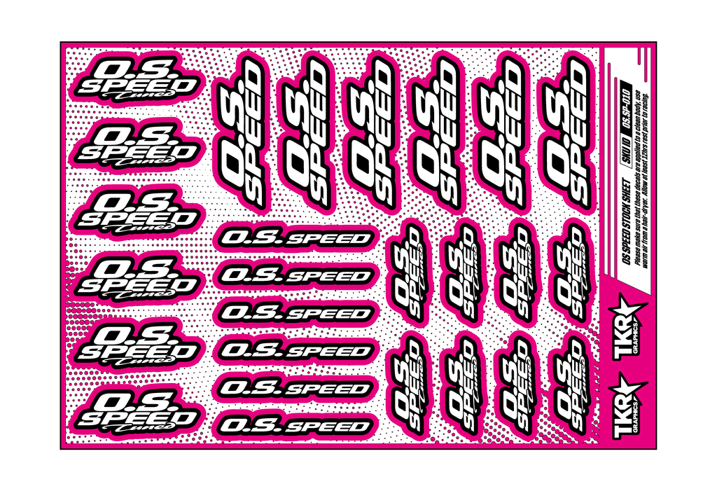 OS SPEED A5 STOCK SHEET