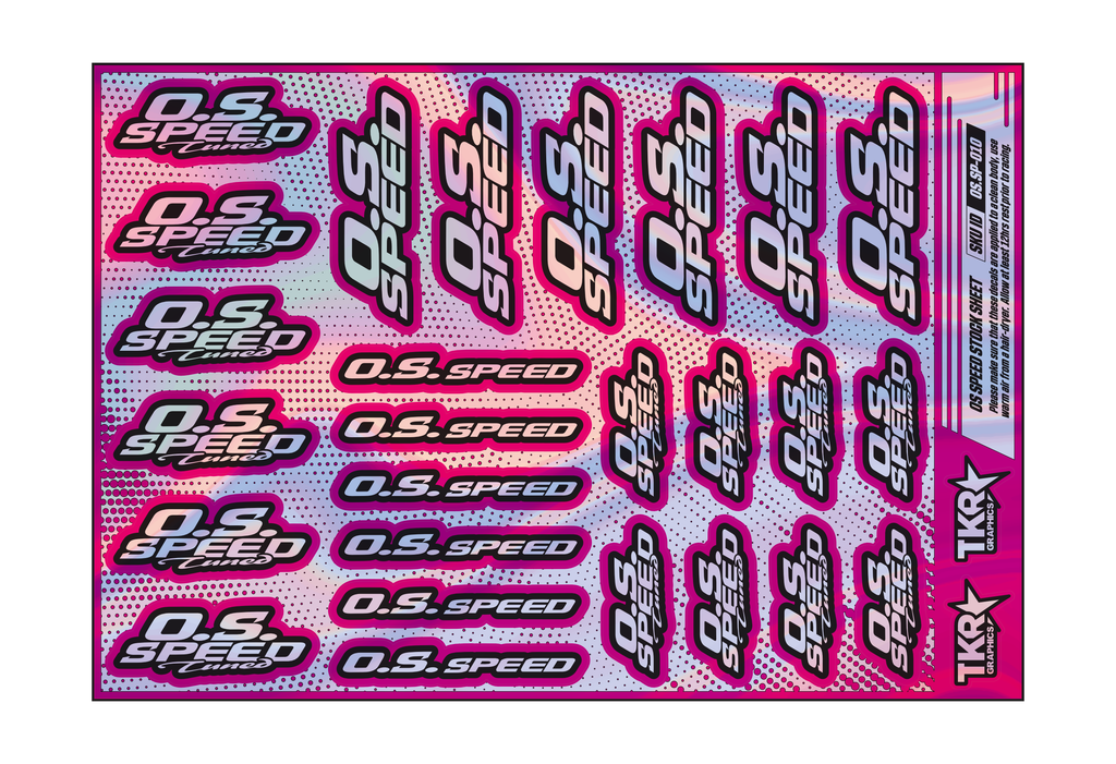 HOLOGRAPHIC OS SPEED A5 STOCK SHEET