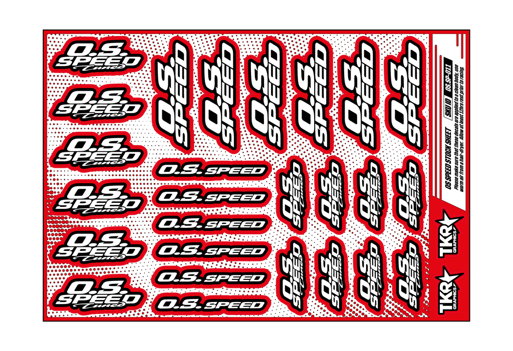 OS SPEED A5 STOCK SHEET