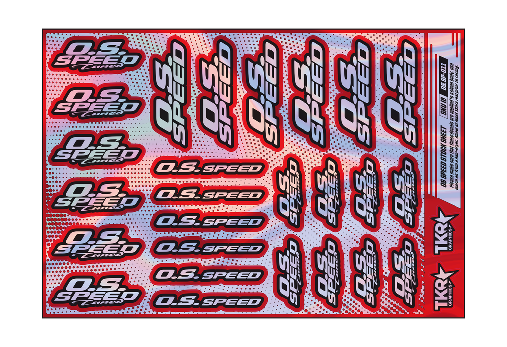 HOLOGRAPHIC OS SPEED A5 STOCK SHEET