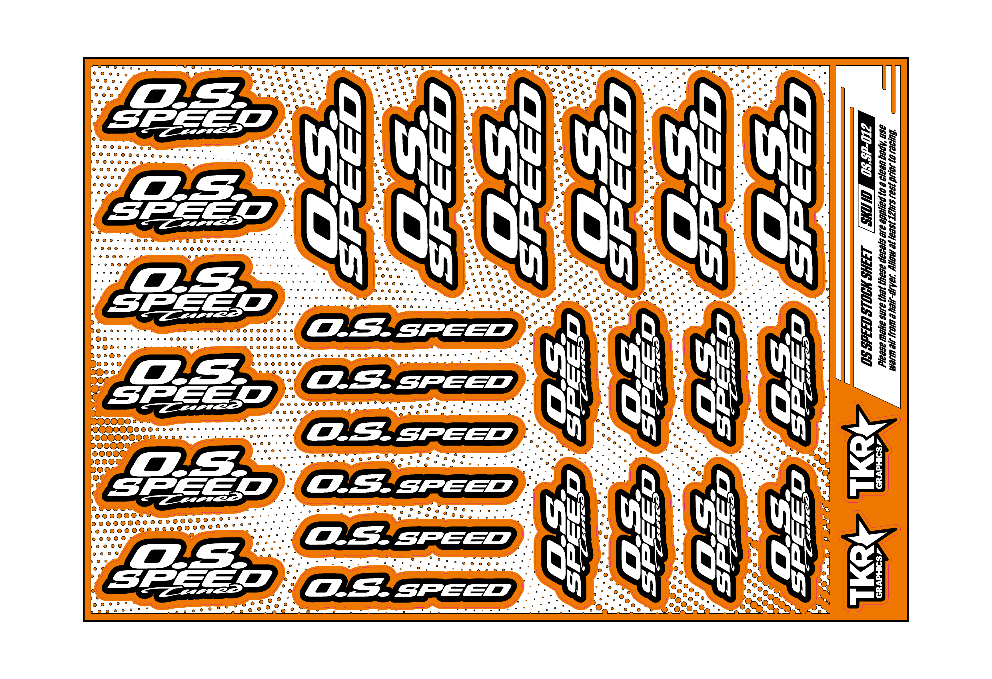 OS SPEED A5 STOCK SHEET