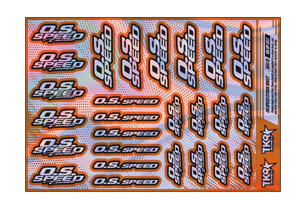 HOLOGRAPHIC OS SPEED A5 STOCK SHEET
