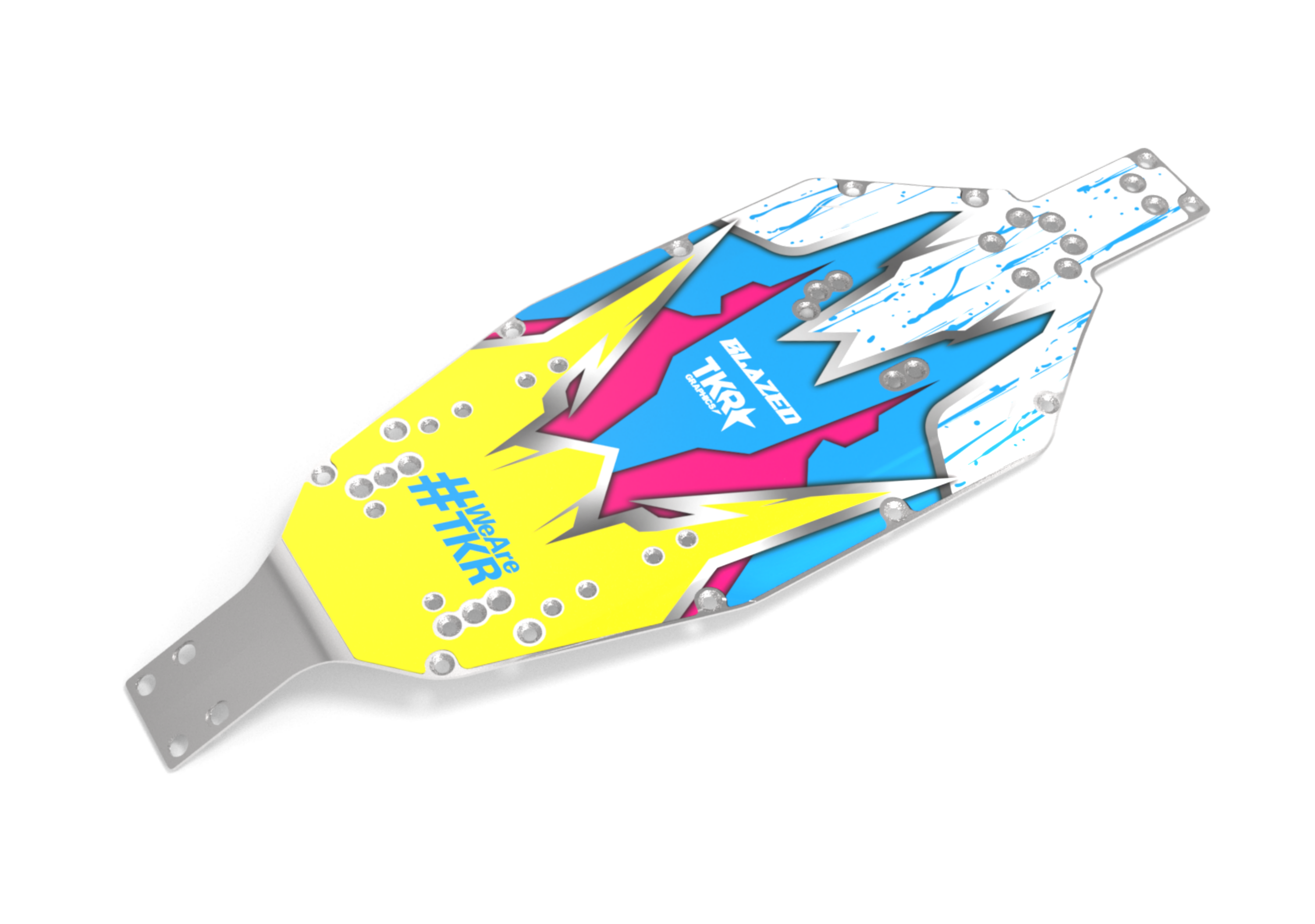 TEAM XRAY XB2D 2024 (321120) CHASSIS PROTECTOR SKIN