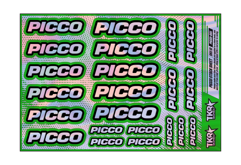 HOLOGRAPHIC PICCO A5 STOCK SHEET