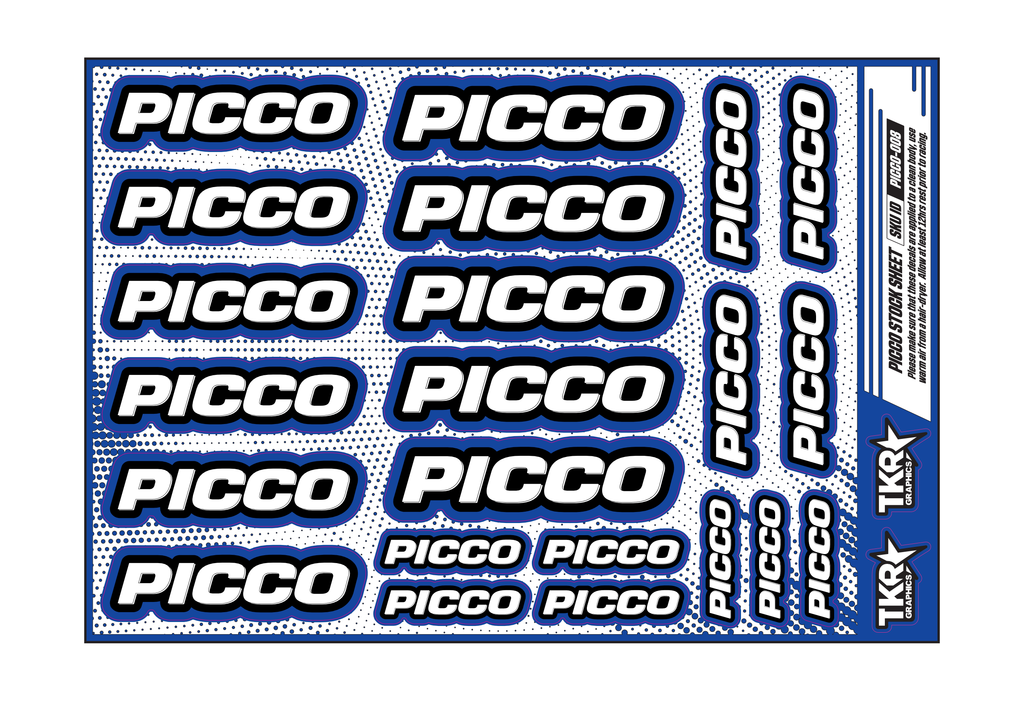 PICCO A5 STOCK SHEET