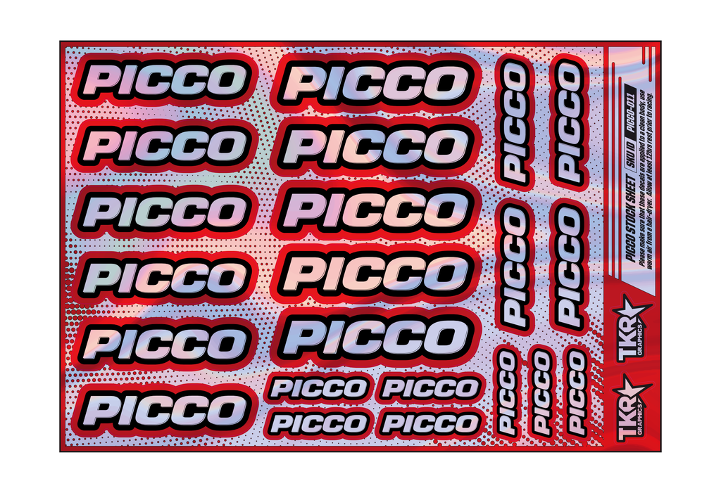 HOLOGRAPHIC PICCO A5 STOCK SHEET