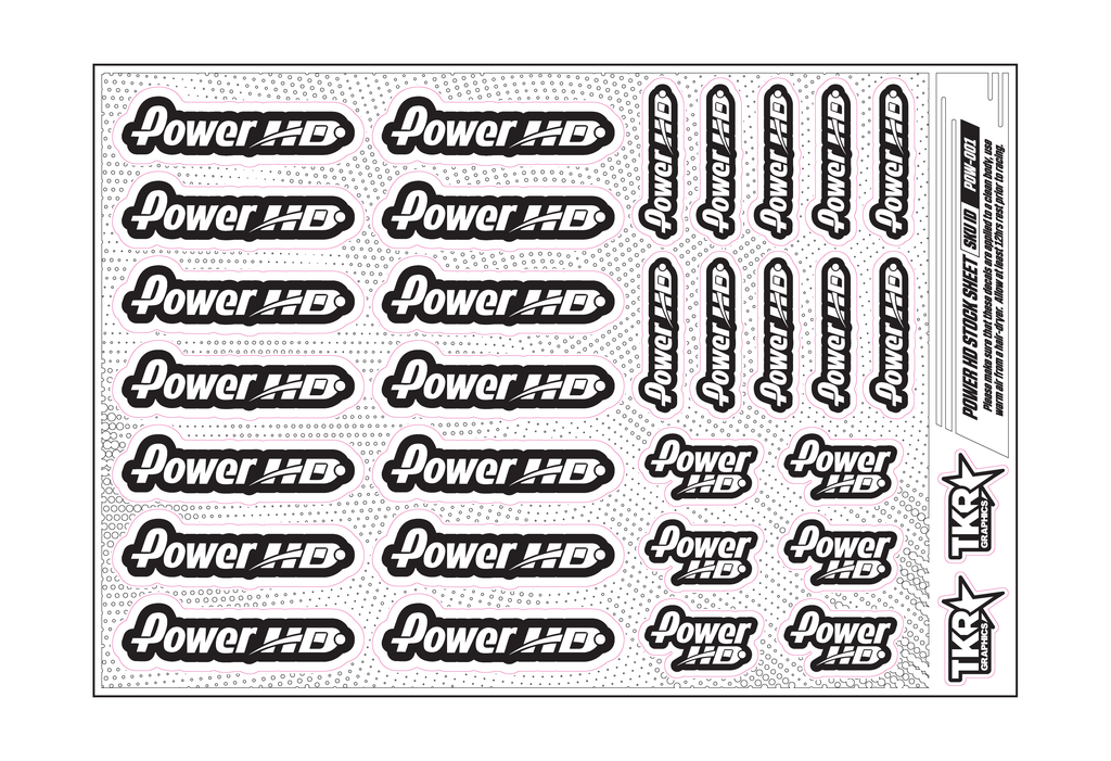 POWER HD A5 STOCK SHEET