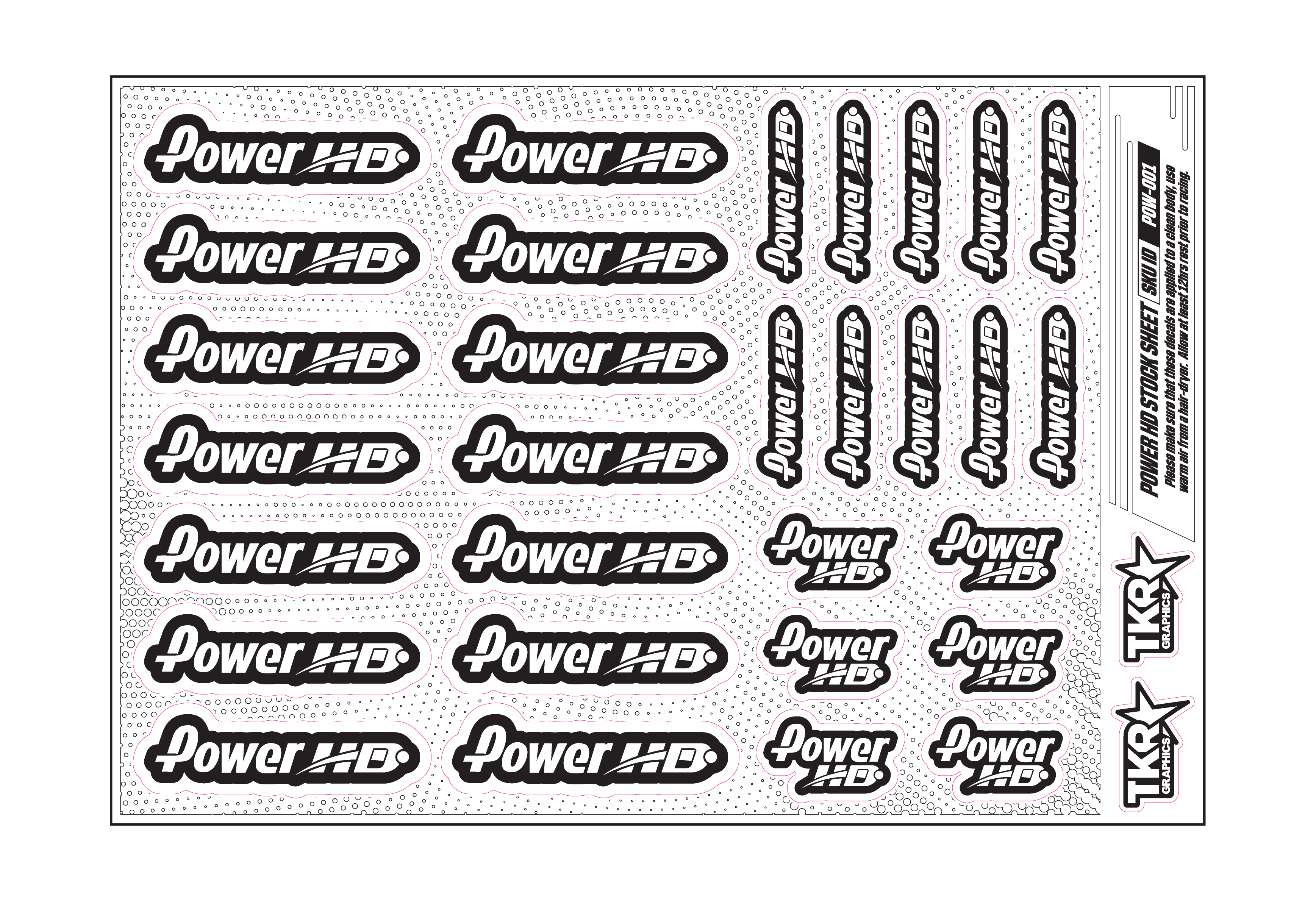 POWER HD A5 STOCK SHEET