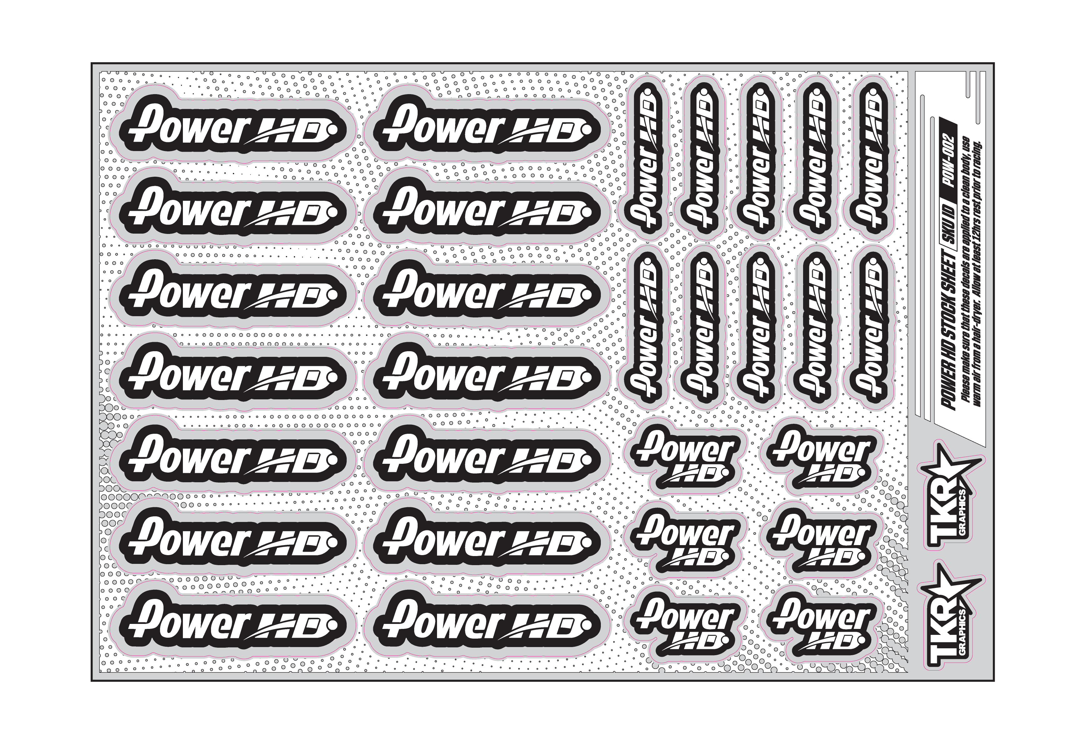 POWER HD A5 STOCK SHEET
