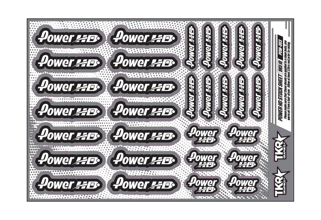 POWER HD A5 STOCK SHEET