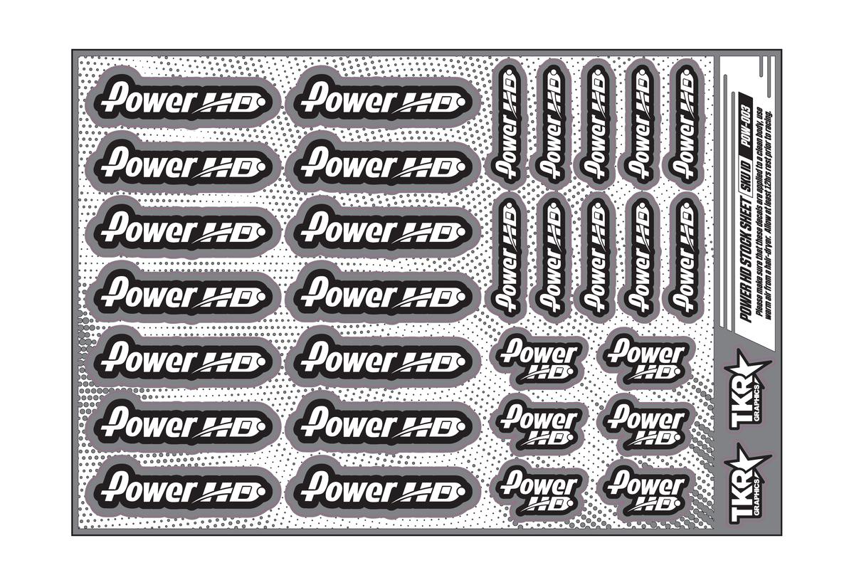 POWER HD A5 STOCK SHEET