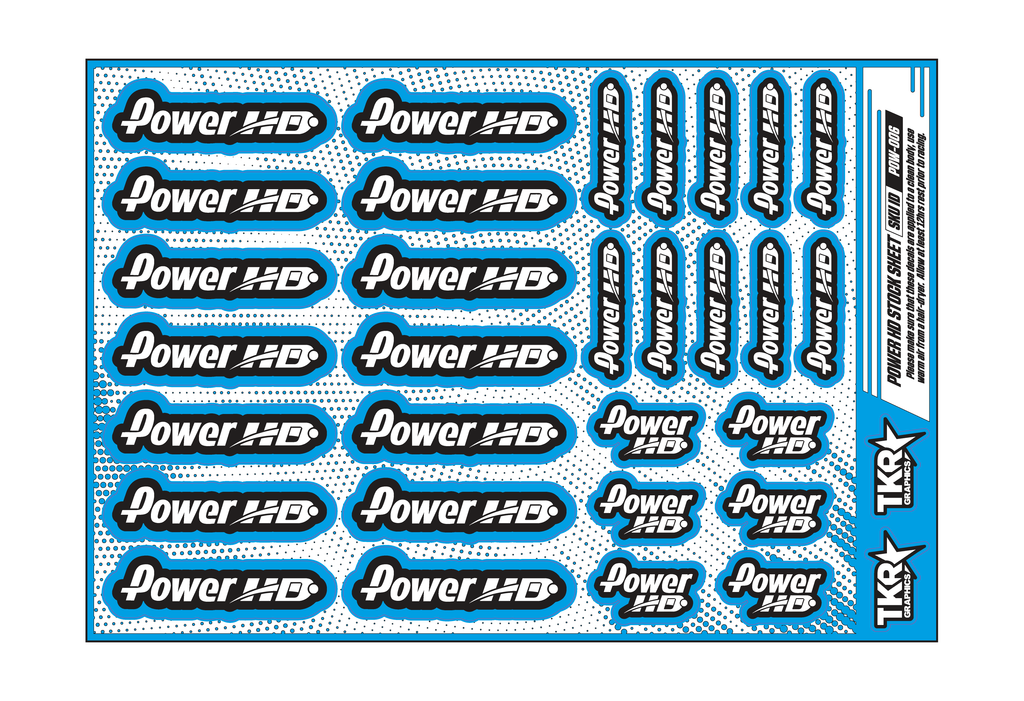 POWER HD A5 STOCK SHEET